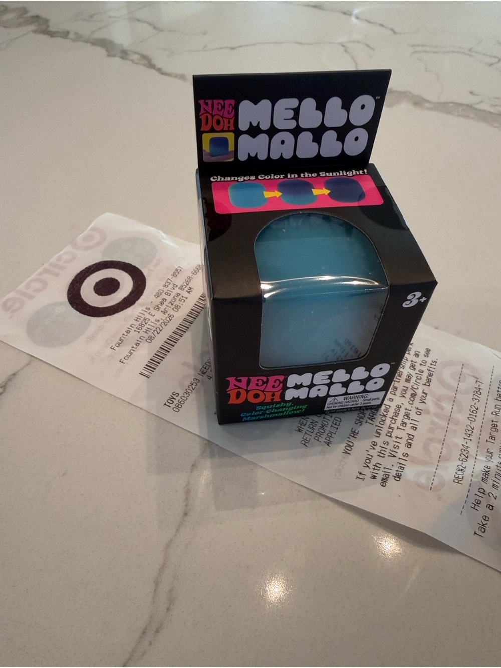 Color-Changing Stress Ball - Blue